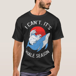 Whale Quote for Blue Whale and Beulaga Whale   13  T-Shirt