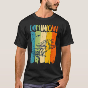 Whale Retro Dominican Matching Friends Family T-Shirt