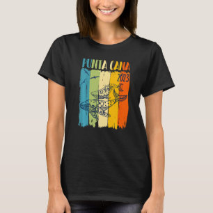 Whale Retro Punta Cana Dominican Theme Family Vaca T-Shirt