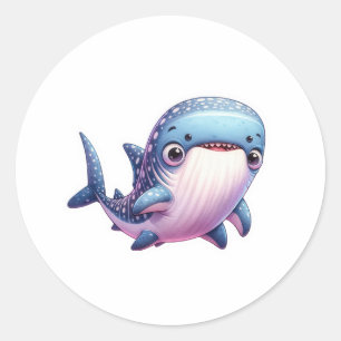 Whale Reward  Classic Round Sticker