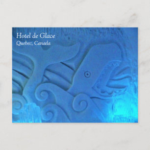 Whale Room at Hotel de Glace, Quebec, Canada Postcard