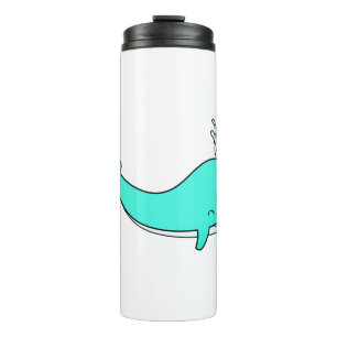 Whale, Sea, Water Thermal Tumbler