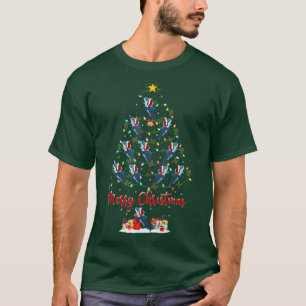 Whale Shark Christmas Tree Lights Funny Whale Shar T-Shirt