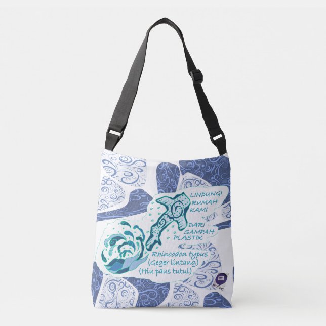 Whale shark crossbody bag (Front)