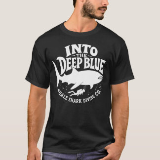 Whale Shark Diving Scuba Diver Ocean Adventure T-Shirt