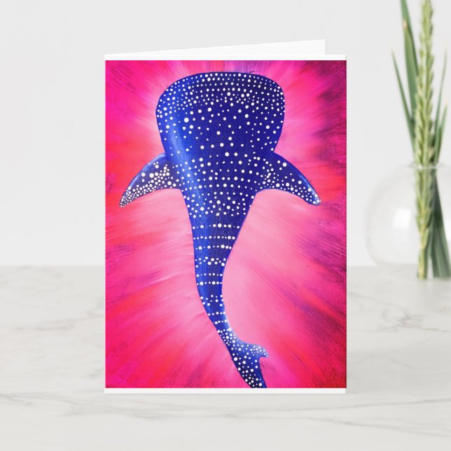 Whale Shark Greeting Card (Front)