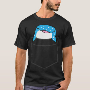 Whale Shark In The Pocket Ocean Animal Pocket Whal T-Shirt