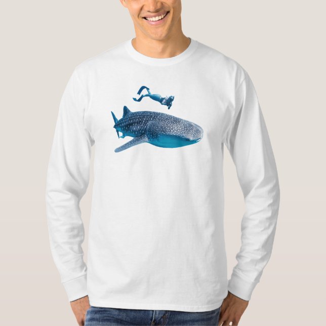 Whale Shark Long T-Shirt (Front)