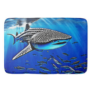 Whale Shark Majesty Design Bath Mat