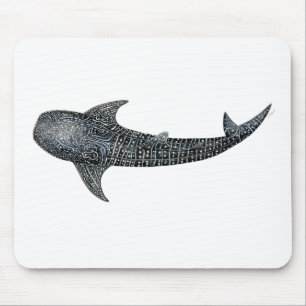 Whale shark mouse mat