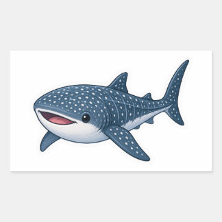 Whale Shark Ocean Marine Art Design Sticker
