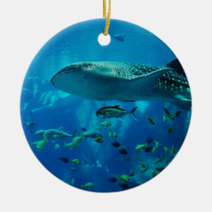 Whale Shark Underwater Oceanlife Ceramic Tree Decoration