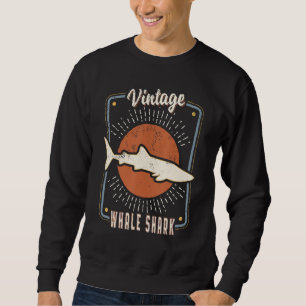 Whale Shark Vintage Retro Classic Animal Love Sweatshirt