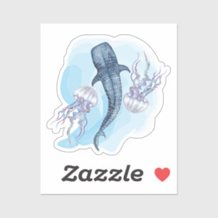 Whale Shark. Watercolor