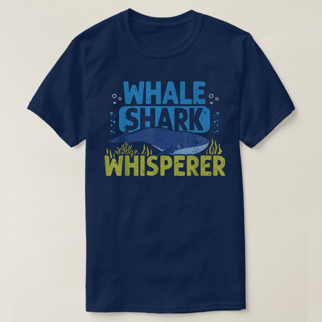 Whale Shark Whisperer Gentle Giant Sea Animal Love T-Shirt (Design Front)