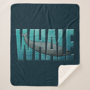 whale sherpa blanket