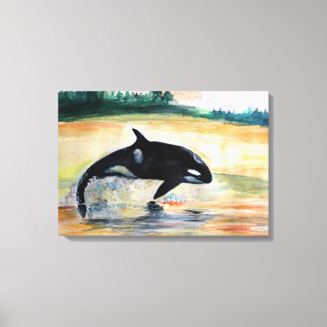 Whale Single Print wall decor (Front)