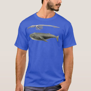 Whale Skeleton Collage T-Shirt