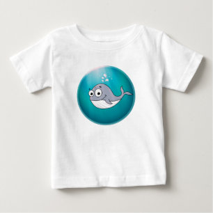 Whale, Sperm Whale, Underwater Baby T-Shirt