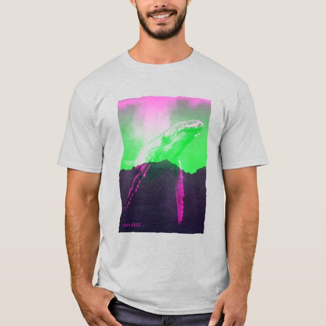 Whale Stay Free T-Shirt (Front)