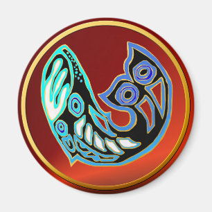 Whale Symbol Magnet