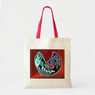 Whale Symbol On Red Bag