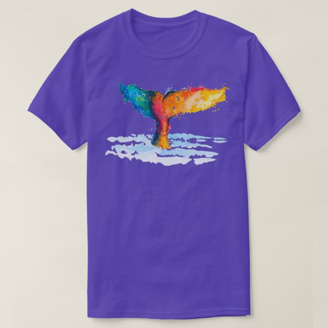Whale Tail 18 T-Shirt (Design Front)