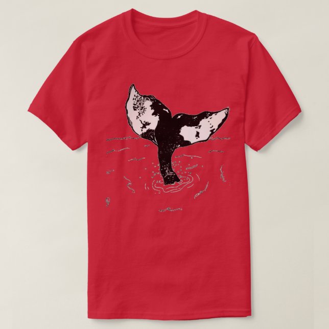 Whale Tail 5 T-Shirt (Design Front)