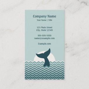 Whale Tail Business Card