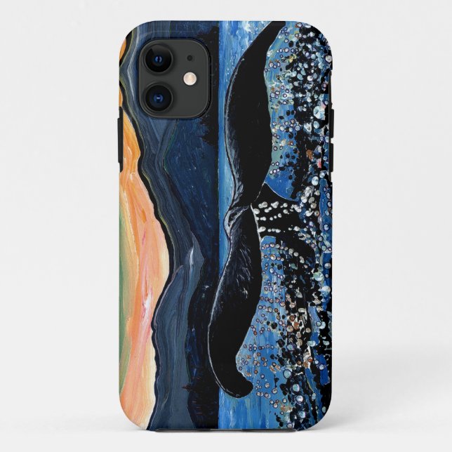 Whale Tail Case-Mate iPhone Case (Back)