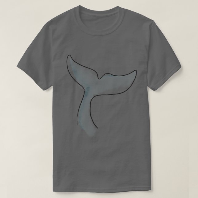 Whale tail fin T-Shirt (Design Front)