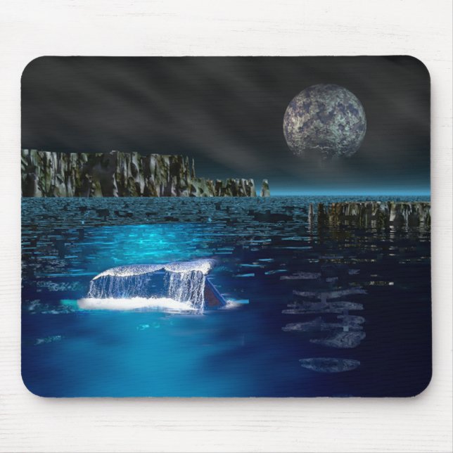 Whale Tail Mousepad (Front)