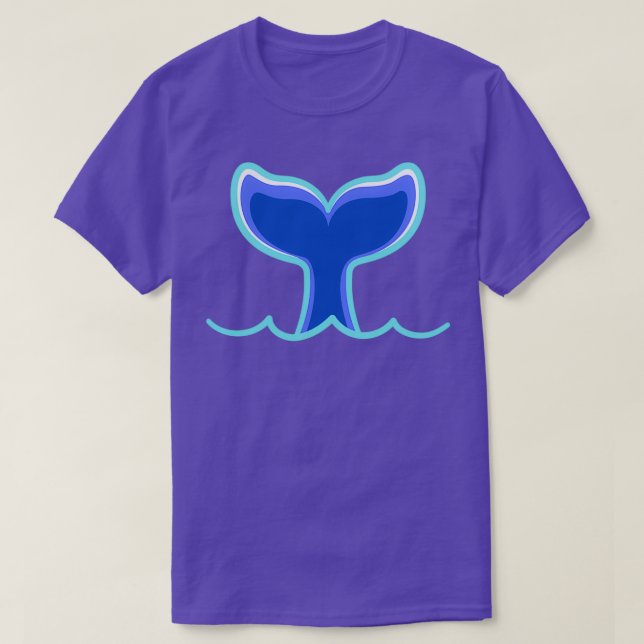 Whale Tail Orca Ocean Life 1 T-Shirt (Design Front)