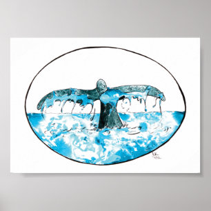 Whale Tail Print
