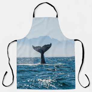 Whale Tail Seascape: Dramatic Water. Apron