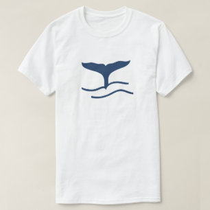 Whale tail silhouette T-Shirt