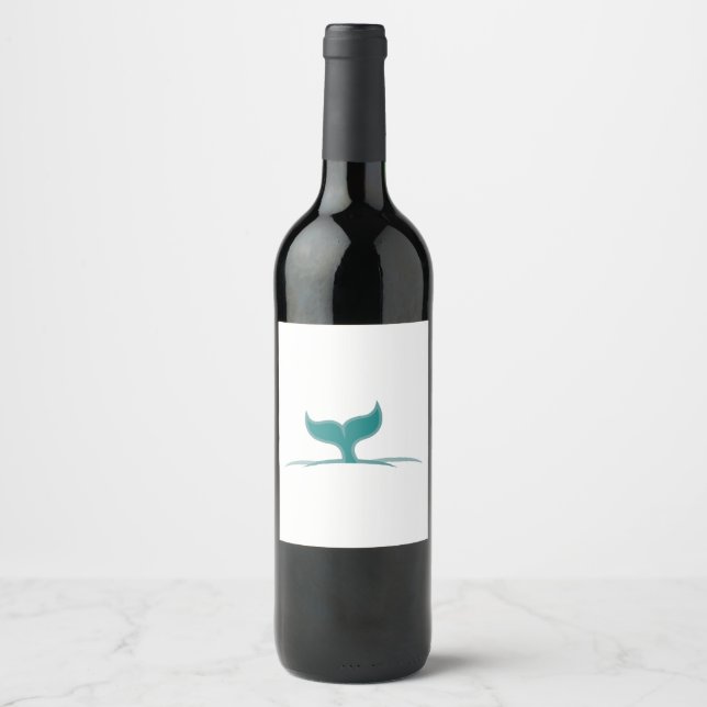 Whale Tail Wine Label (Front)