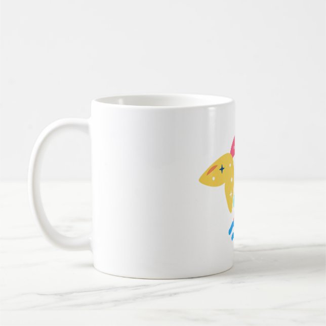 Whale tale coffee mug (Left)