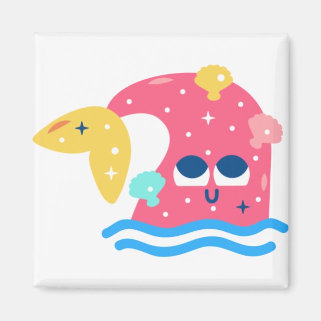 Whale tale magnet (Front)