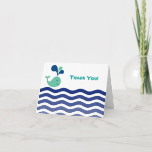 Whale Thank You Card