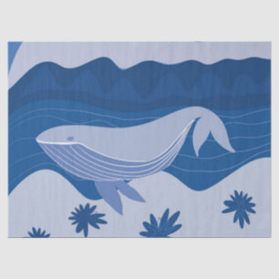 Whale Tissue Paper