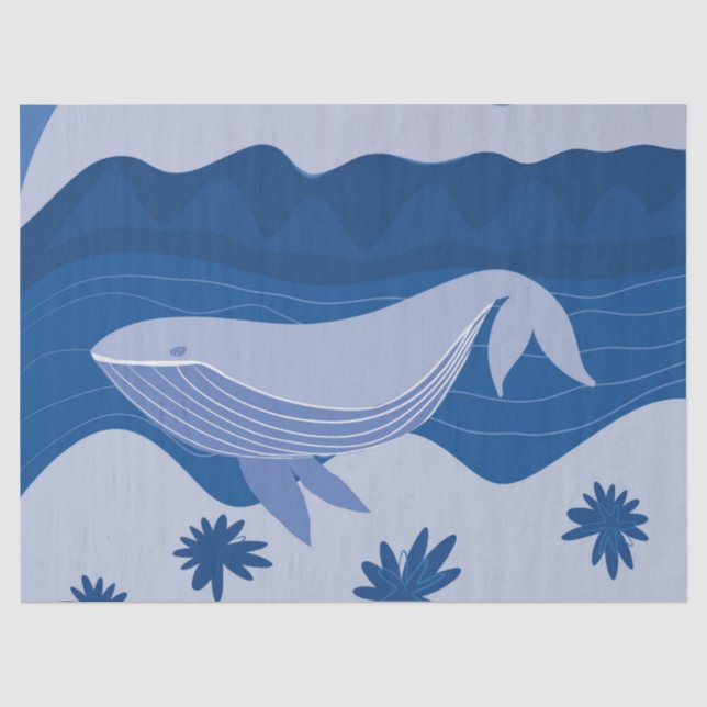 Whale Tissue Paper (Front)
