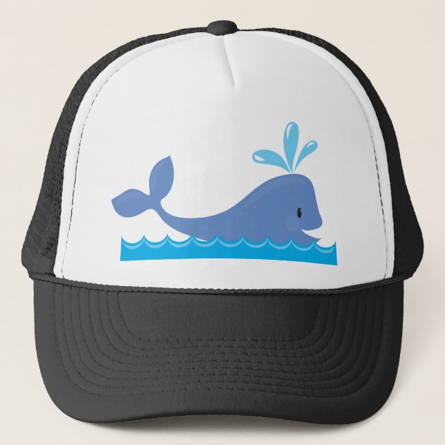 Whale Trucker Hat (Front)