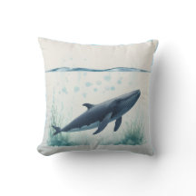 Whale Underwater White Hoodie 