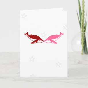 Whale Valentine's Day Card