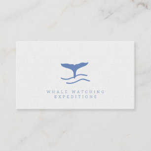 Whale Watching Business Card