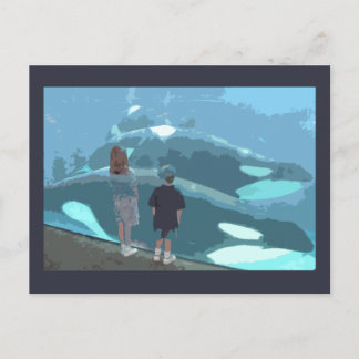 Whale Watching Postcard