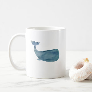 Whale Watercolor Painting Mug