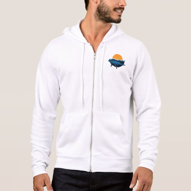 Whale Wave Hoodie (Front)