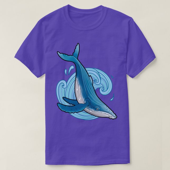 Whale waves 1 T-Shirt (Design Front)